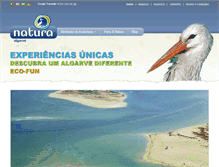 Tablet Screenshot of natura-algarve.com